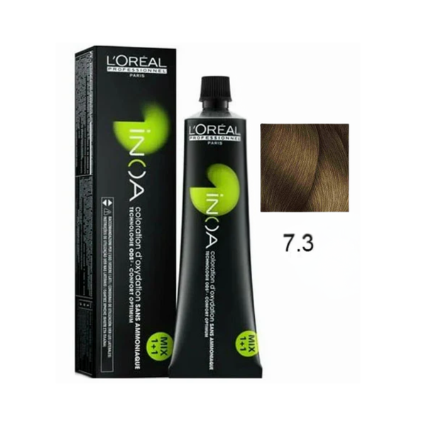 L'Oreal Paris Permanent Hair Color, Ammonia-Free, Golden Blonde 7.3, 60g