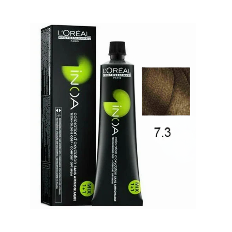L'Oreal Paris Permanent Hair Color, Ammonia-Free, Golden Blonde 7.3, 60g