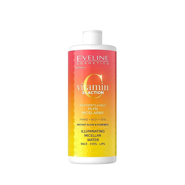 Eveline Triple Action Vitamin C Micellar Cleansing Water, 500ml
