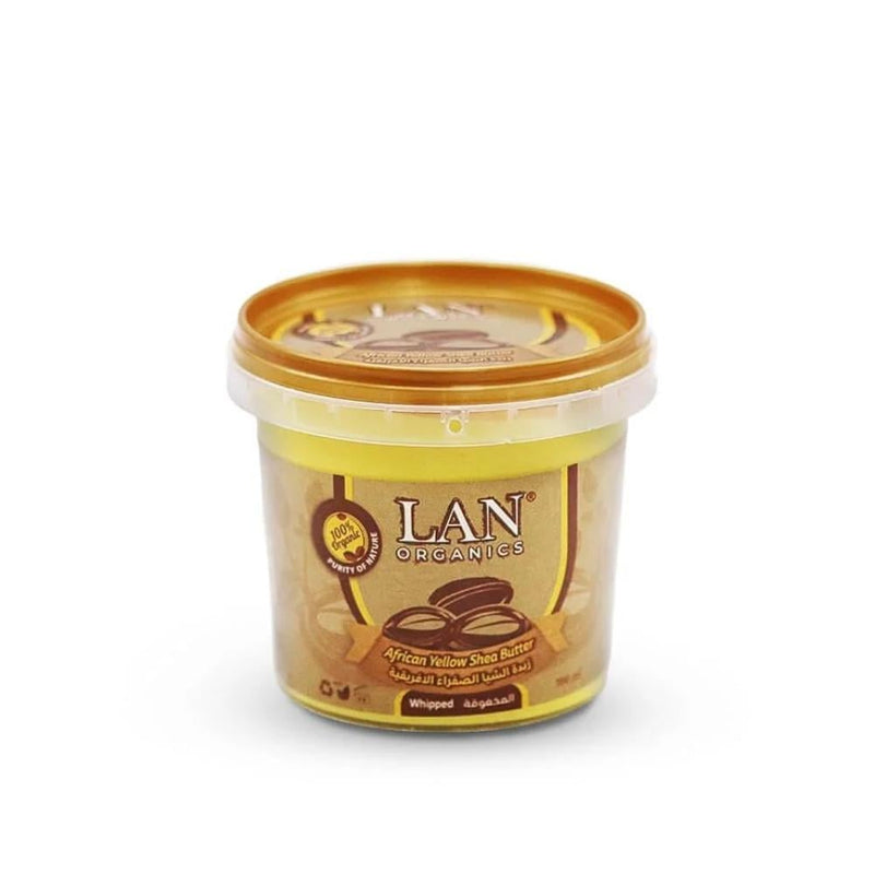 African Yellow Shea Butter Pure Natural Moisturizer Lan Organics 100ml