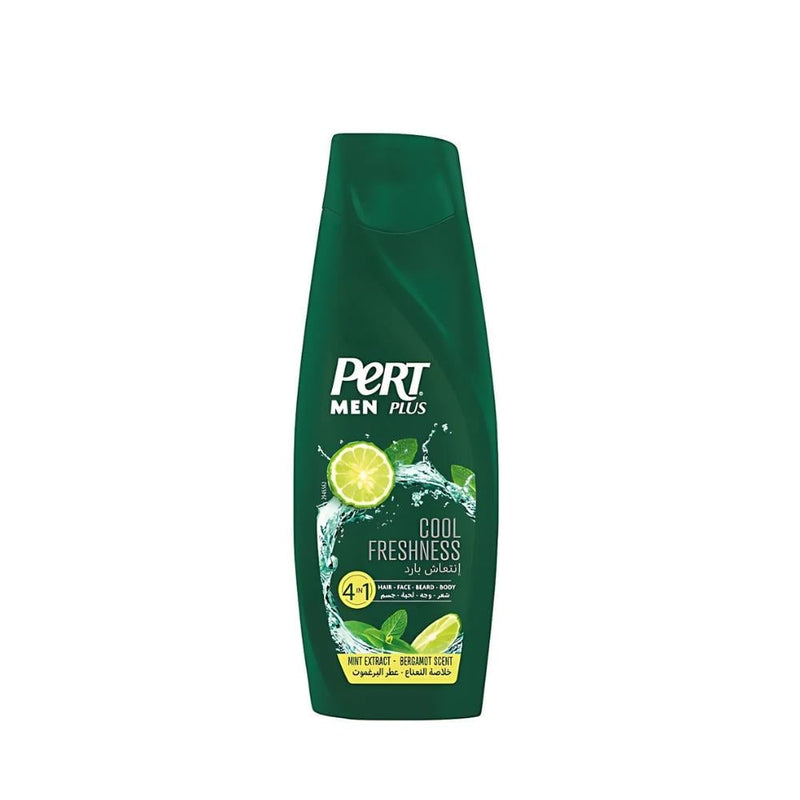 Pert Plus 4-in-1 Shampoo, Conditioner, Body Wash, and Face Wash with Mint & Bergamot, 360ml