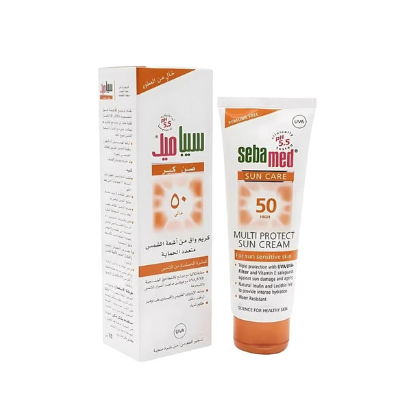 Sebamed Sunscreen Cream SPF 50 Triple Protection Fragrance-Free 75ml