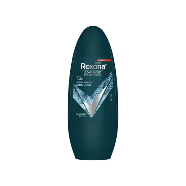 Rexona Men Extra Cool Antiperspirant Roll-On Deodorant, 72 Hour Protection, 50 ml