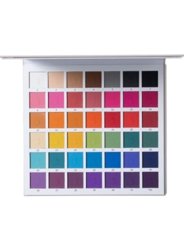 Best Eyeshadow Palette with Matte and Shimmer 42 Colors Calla Makeup 65g