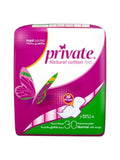 Private Regular Feminine Pads with Wings for Daily Comfort and Protection - 30 Count