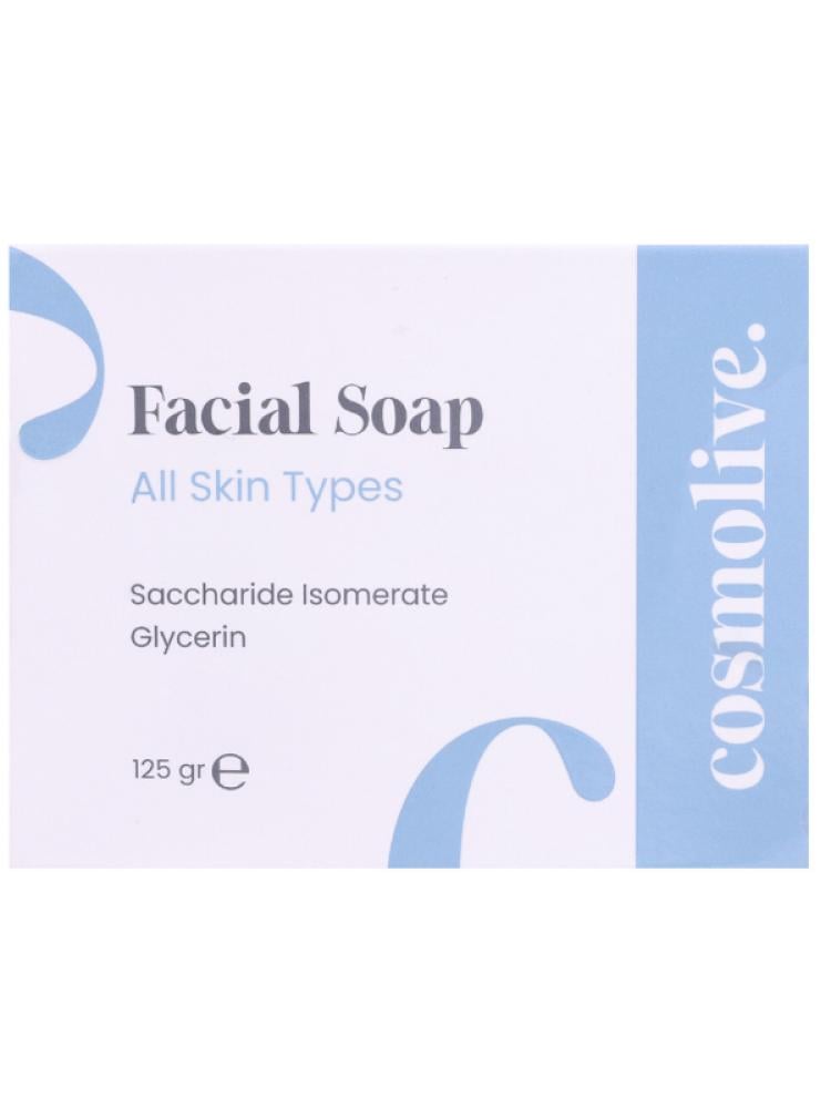 Facial Cleanser for All Skin Types Gentle Moisturizing Soap Cosmolive 125g