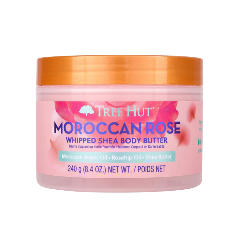 Tree Hut Moroccan Rose Whipped Body Butter Shea Butter 240ml
