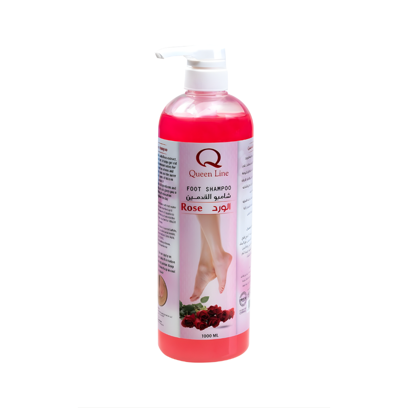 Queen Line Rose Foot Shampoo Cleansing & Moisturizing 1000ml