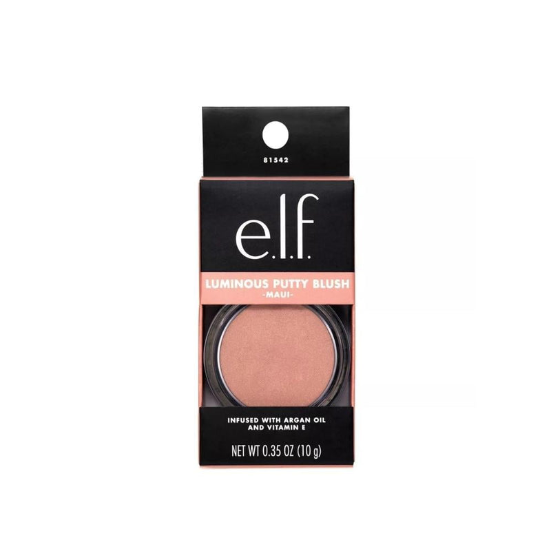 e.l.f. Creamy Shimmer Blush, Vitamin E, Argan Oil, Maui, 10g
