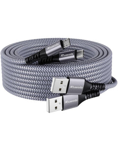 Micro USB Cable 6ft – 2-Pack High-Speed Charger