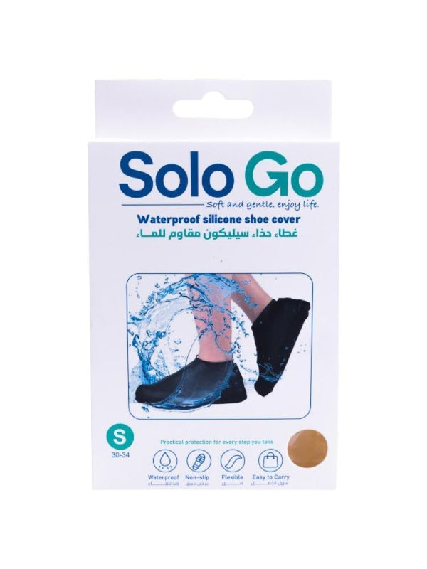 Solo Go Waterproof Silicone Shoe Cover - Kids S