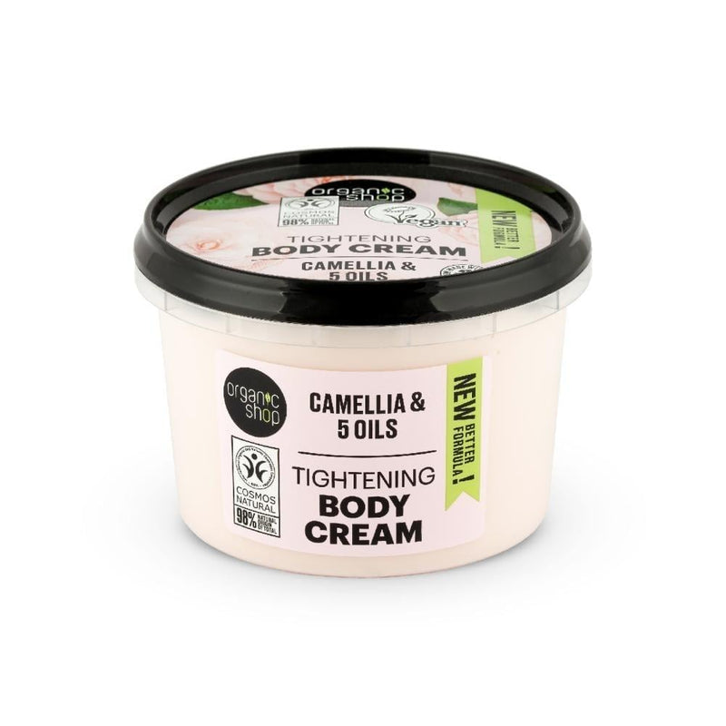 Top Rated Body Cream Camellia & 5 Oils Tightening Organic Shop 250ml