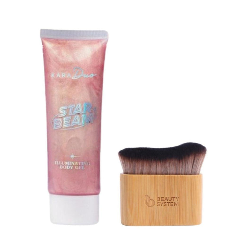 Pure Glow Shine Set Body Illuminator Brush Beauty System 2-Piece