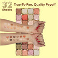 Forever52 Naturals Eyeshadow Palette, 32-Color Matte & Shimmer, NTR005