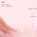 Hair Comb Detangling Rose Silver for Curly Hair Minigood