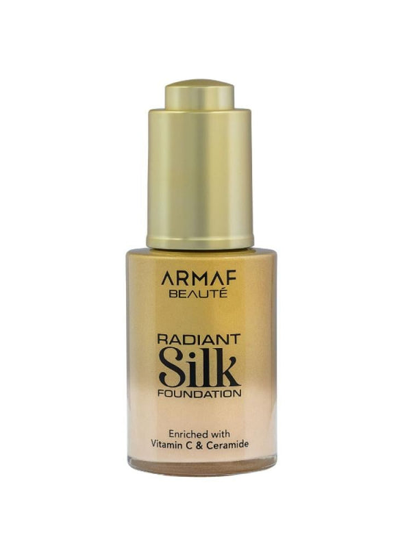 Armaf Beauty Radiant Silk Foundation 30ml - Vitamin C, Ceramides | Shade 02 Ivory