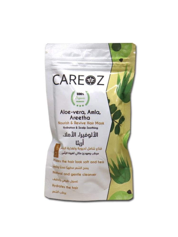Careoz Hair Mask with Aloe Vera, Amla & Reetha - Nourishing & Strengthening - 54g