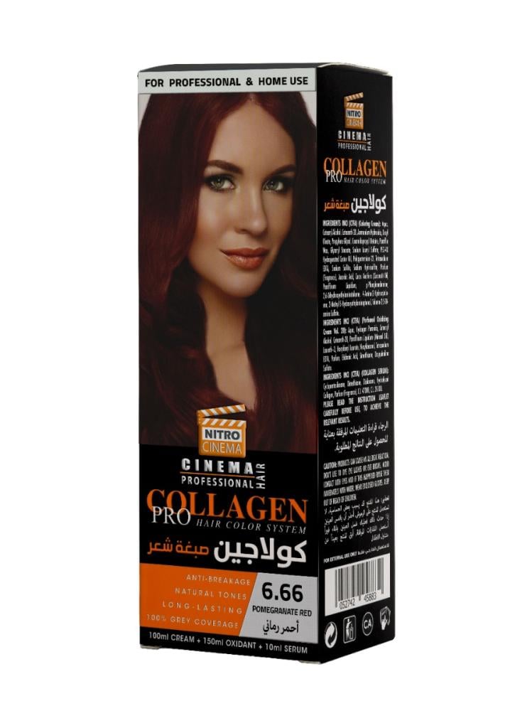 Hair Color Changer Pomegranate Red Collagen Formula Nitro Canada 100ml