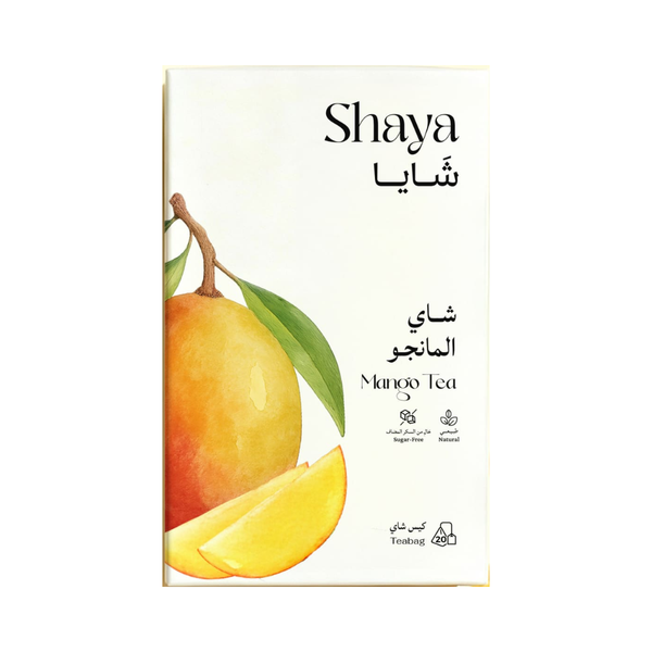 Shaya Mango Tea, Natural Herbal Tea, 20 Tea Bags