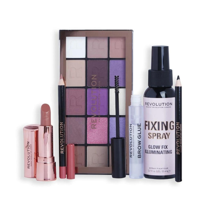 Revolution Smokey Icon Gift Set 6 Piece Eyeshadow Palette Eyeliner Lipstick