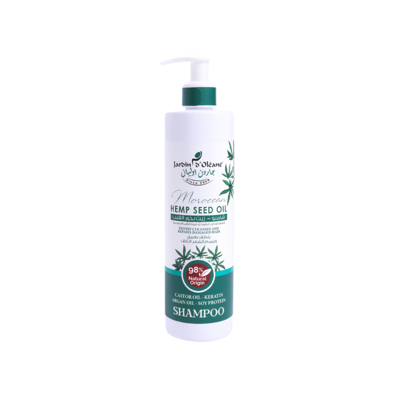 Best Shampoo for Oily Hair Hemp Seed Oil Balancing Garden Olean 380ml