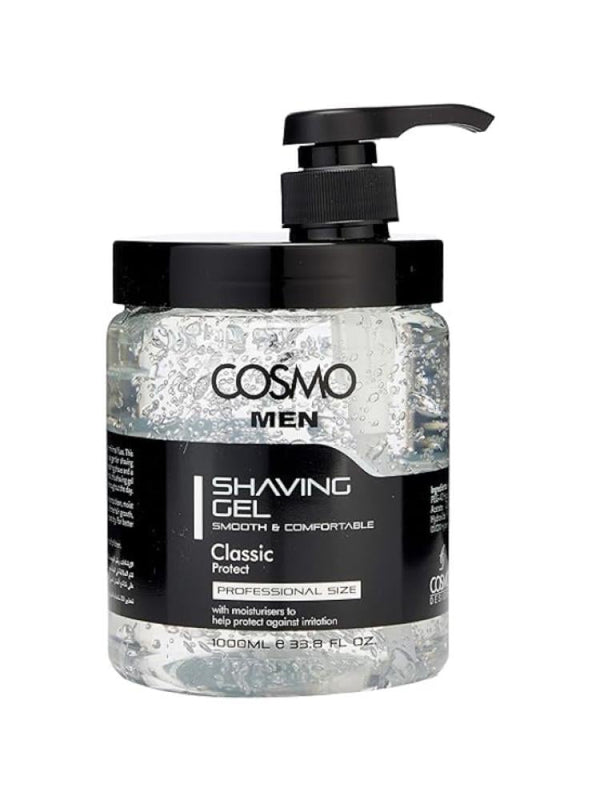 Cosmo Classic Shaving Gel with Vitamin E, Panthenol & Bisabolol - 1000ml