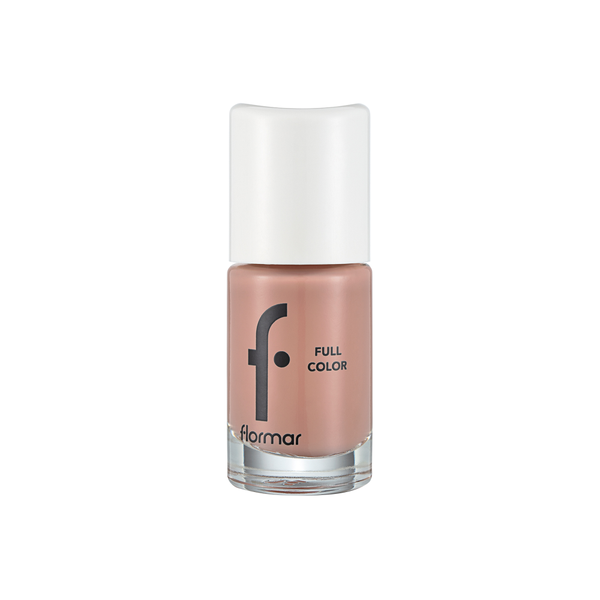 Flormar Full Color Nail Polish FC46 Rose Pumps Pink Glossy Finish