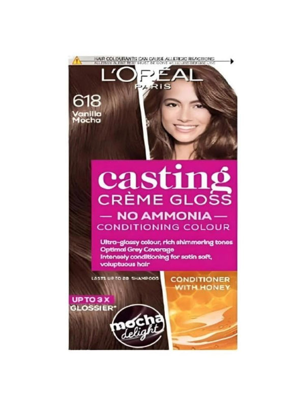 L'Oreal Paris Casting Creme Gloss 618 Vanilla Mocha Hair Color