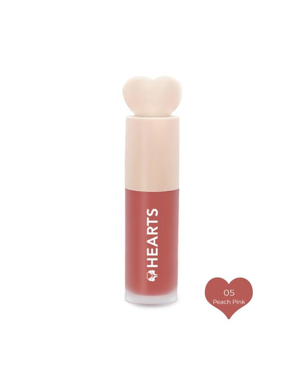 Pink Liquid Blush Natural Peach Pink Light Touch 05 HEARTS 10ml