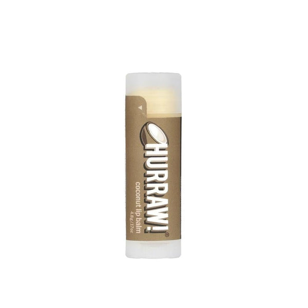 Hurraw! Coconut Lip Balm for Natural Moisturizing, 4.8g