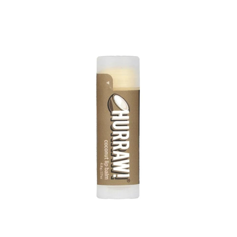Hurraw! Coconut Lip Balm for Natural Moisturizing, 4.8g