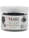 Hair System Elastic Hair Tie - Black, 70g