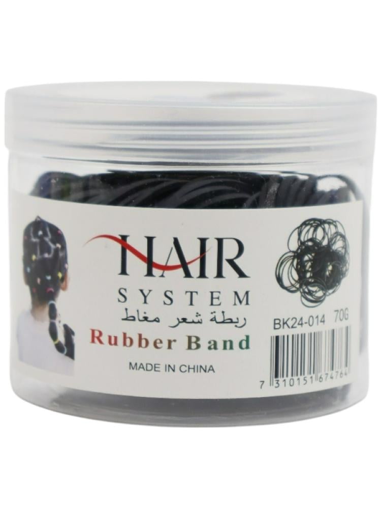 Hair System Elastic Hair Tie - Black, 70g