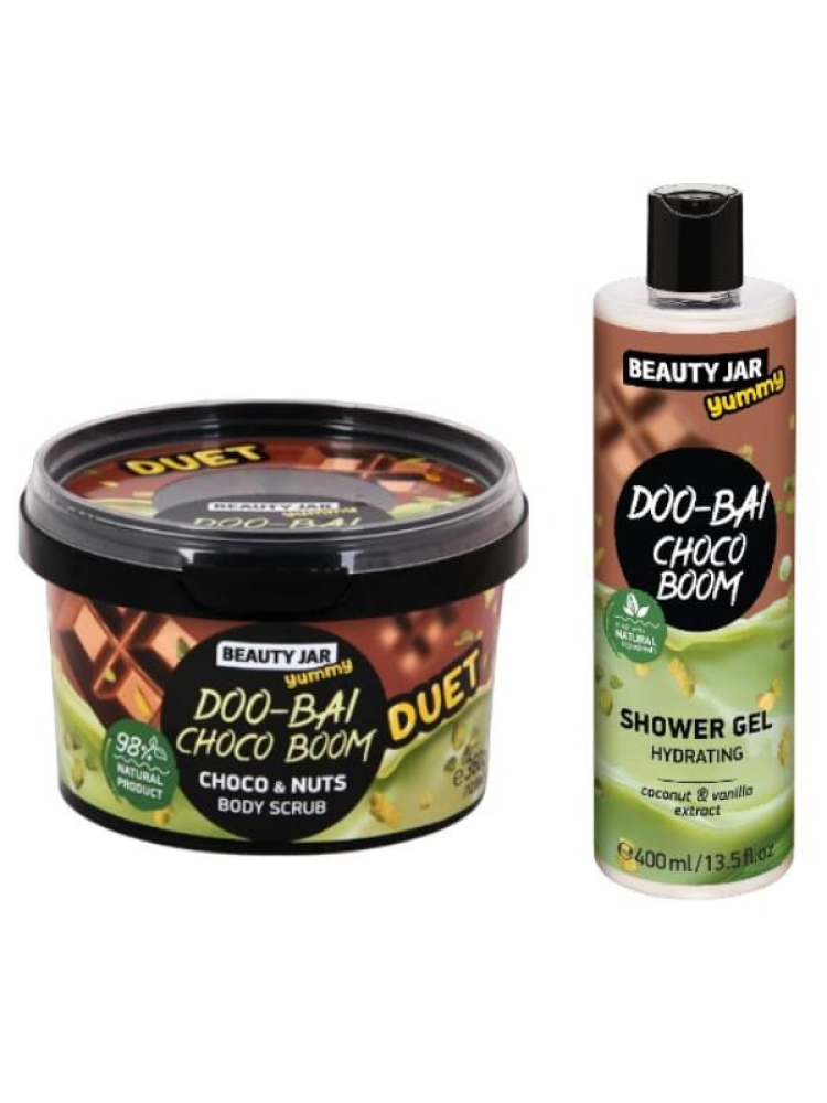 Beauty Jar Choco Boom Body Scrub & Shower Gel Set