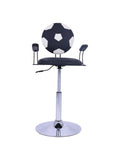 Salon System Kids Barber Chair - Football Theme - Black