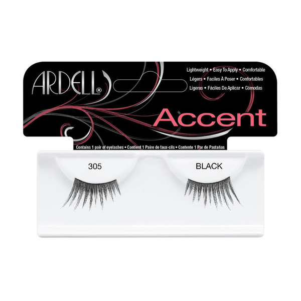Ardell Natural Hair Eyelashes No. 305, Lightweight Strip Lashes