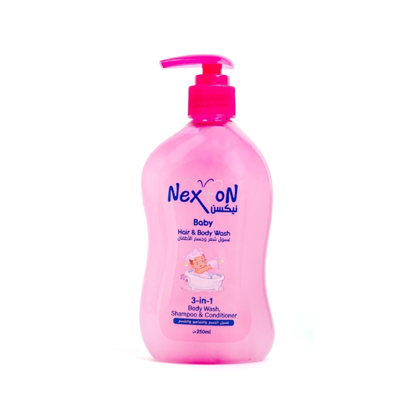 Buy 3 In 1 Baby Wash Gentle Hair Body Cleanser Nexton 250ml