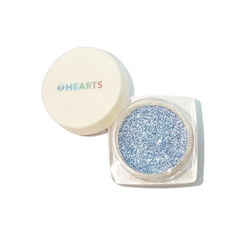 Hearts Glitter Eye Powder Eyeshadow 08, Shimmery, Fine Particle