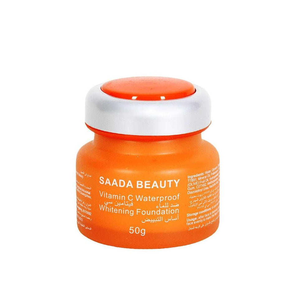 Saada Beauty Foundation Vitamin C Whitening Face Cream for Radiance 50gm