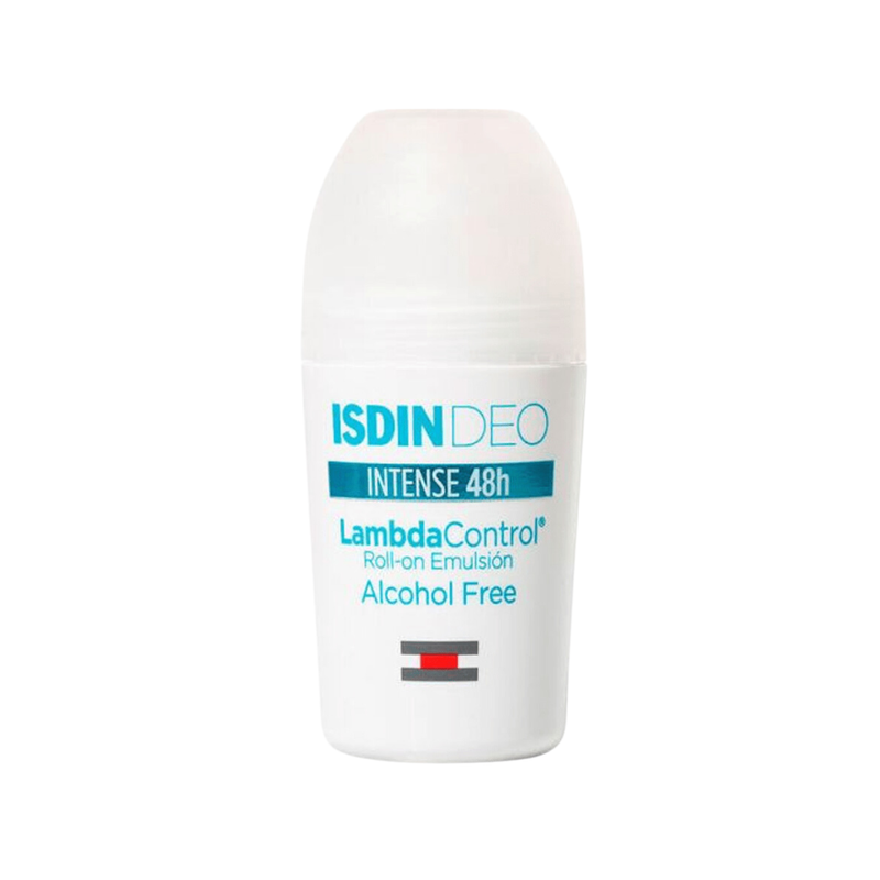 Roll On Deodorant for Sensitive Skin 48H Protection Alcohol Free ISDIN 50ml