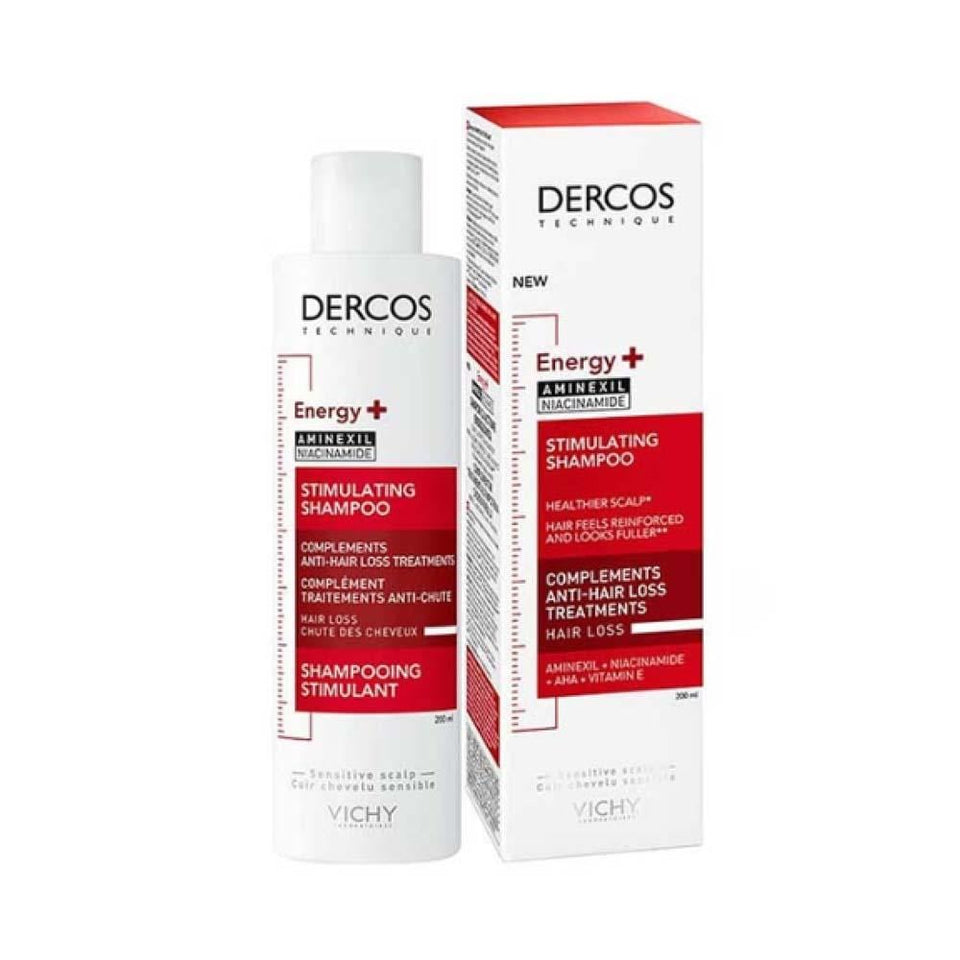 Vichy Dercos Energy+ Shampoo Anti-Hair Loss for Stronger Hair 200ml