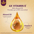 Bajaj Almond Hair Oil for Strengthening and Moisturizing, 500ml