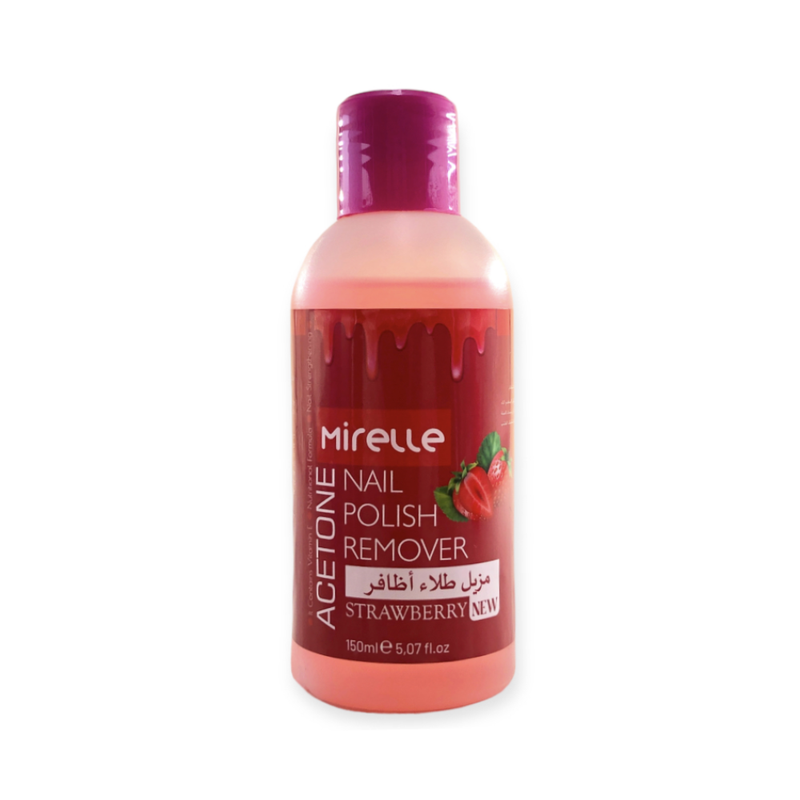 Strawberry Nail Polish Remover Gentle Solvent Merrell 150ml