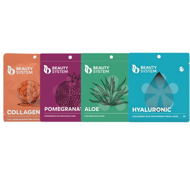 Beauty System Face Mask Kit - 4 x 25g
