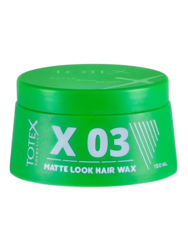 Totex Cosmetics Matte Styling Wax (X03 Green) - Medium Hold - 150ml
