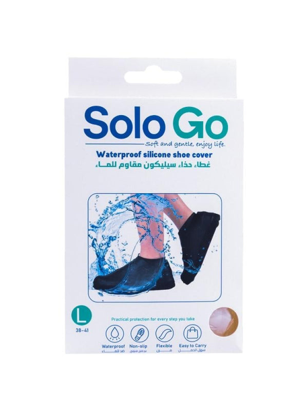 Solo Go Waterproof Silicone Shoe Cover - Unisex L