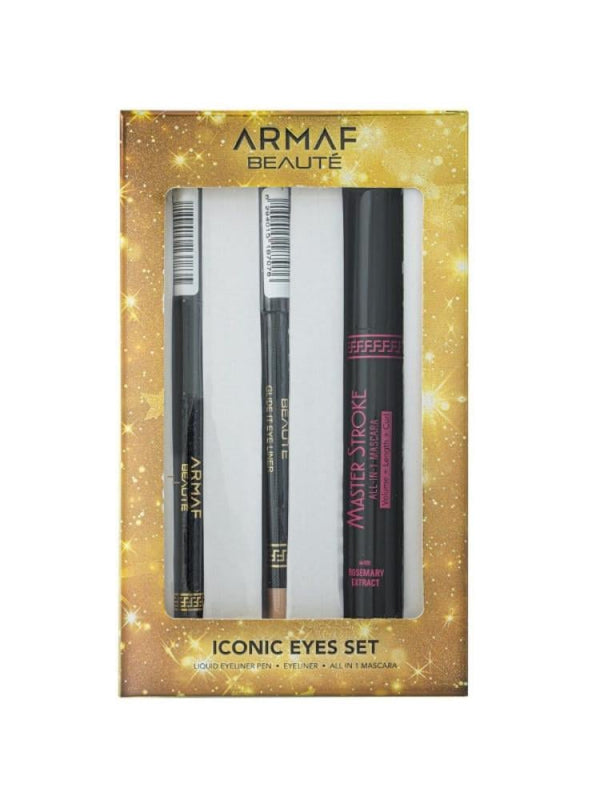 Armaf Beauty Eye Set - Mascara, Eyeliner & Liquid Liner (3 Pieces)