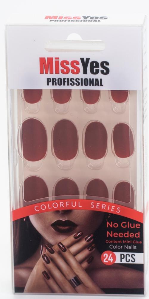 Artificial Nails Press On Modern Geometric Design Miss Yes 24 Pieces