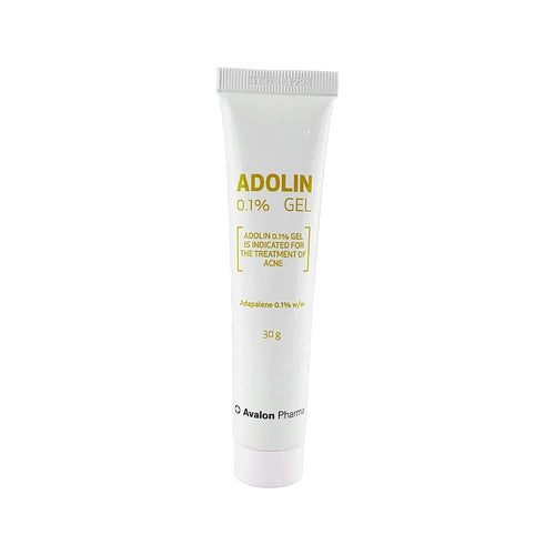 Acne Gel Adolin 0.1% Topical Retinoid Skin Care Avalon Pharma 30g