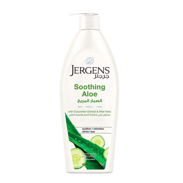 Body Moisturizer Soothing Aloe Vera Refreshing Jergens 400ml